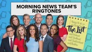 The List: Morning News team's ringtones, according to Robin