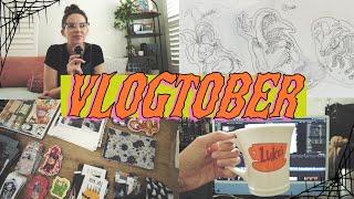 sketching, etsy shop work, and a target haul  ️ ️ | VLOGTOBER 2024