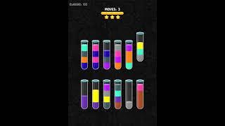 Color Water Sort 3D level 133 | Gameplay Mobile Games