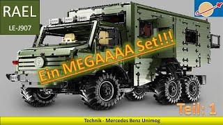 Das beste Klemmbaustein-Technik Set der letzten Jahre | Der Unimog von RAEL LE-J907 Teil 1/3