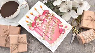 A FANCY and SWEET Birthday Card | Spellbinders Bougie Birthday | Cardmaking & Diecutting