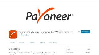 Payoneer Payment Gateway For WooCommerce