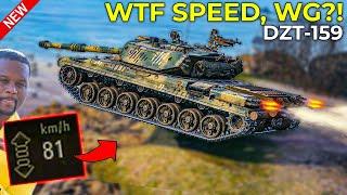 DZT-159 Goes Faster Than Light Tanks | World of Tanks DZT-159 First Gameplay