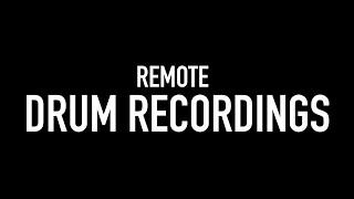 Remote Drum Recordings - Adam Breeze