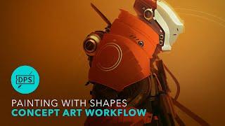 Shape Painting - Concept Art Workflow