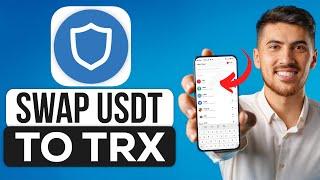 How to Change USDT to TRX in Trust Wallet (2024) | Swap USDT to TRX