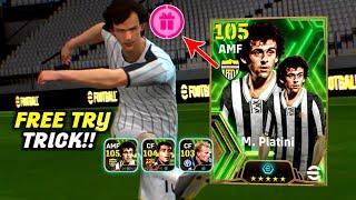 Trick To Get 105 Rated Platini & Romario | eFootball 2024 Mobile | Platini Trick European Attackers