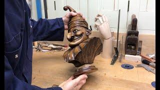 Mr Punch  carving in the round