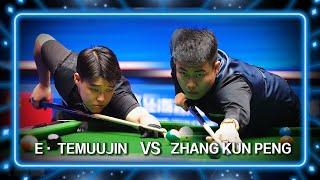 E· TEMUUJIN (MNG) VS ZHANG KUNPENG(CHN)| 2024 JOY Heyball Masters Chang Chun Statio