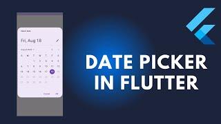 Date picker in flutter | Flutter widgets
