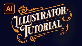 Illustrator Tutorial: Vintage Type Effect Lettering