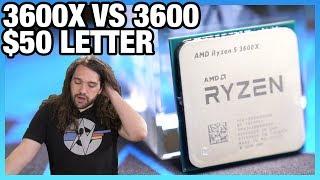 AMD Ryzen 5 3600X Review vs. R5 3600: $50 for a Letter