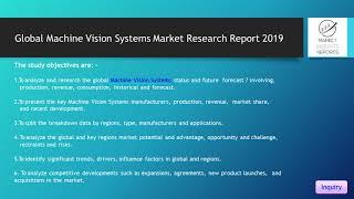 Machine Vision Systems Market Scope, Company Profile Analysis and Opportunities Outlook 2025