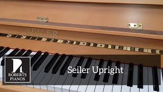 Seiler upright piano 116cm highly recommended