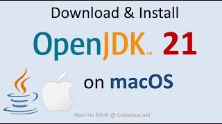 Download and Install OpenJDK 21 on macOS