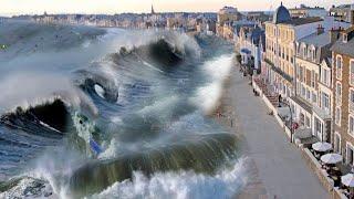 Tragedy in the UK! Giant waves and storms destroy houses in Devon and Cornwall