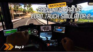 Exploring France in Euro Truck Simulator 2 | Bonifacio to Cagliari | Triple Screen Real POV