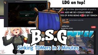 Sinking Cheating TDMers in 3 Minutes