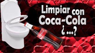 Probamos limpiar con coca cola el inodoro para eliminar el sarro #CocaCola