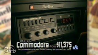 1984 VK Commodore Berlina 1980s Advertisement Australia Commercial Ad