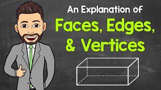 Faces, Edges, and Vertices | How to Identify and Count | Polyhedra | Geometry | Math with Mr. J