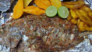 Grilled fish using our local charcoal pot(coal pot). This is the tastiest grill fish I've ever eaten