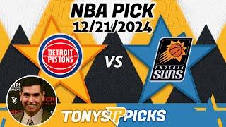 Detroit Pistons vs. Phoenix Suns Pick 12/21/24 NBA Pick for Bet