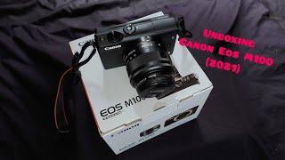 unboxing Canon Mirroless M100 [2021]. cocok untuk youtuber pemula. No Talking