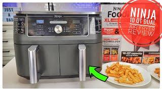 Ninja DZ401 Foodi 10 Quart 6 in 1 DualZone XL 2-Basket Air Fryer Review