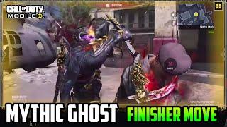 Mythic Ghost Finisher Move CODM - New Execution COD Mobile