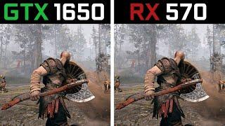 GTX 1650 vs RX 570 in 2023 - Test in 7 Games