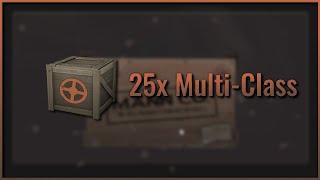 Tf2: Unboxing 25x Multi-Class Crates (Unusual Unbox!!)