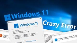 Windows 11 Crazy Error | 1080p60