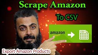 How to scrape amazon products to CSV