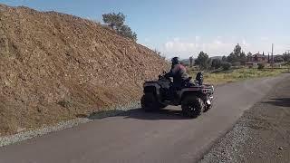 ATV Can am Outlander 1000  very Steep  climb by Harpas ATV