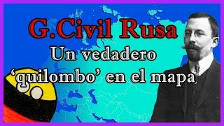 5 efímeros PAÍSES que surgieron durante la Guerra Civil RUSA  - El Mapa de Sebas