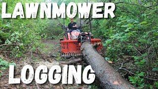 Low Impact Log Recovery - Skidding with a Subcompact Tractor