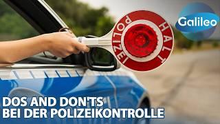 Muss ich nach Aufforderung sofort stehen bleiben? - Dos and Don'ts bei der Polizeikontrolle