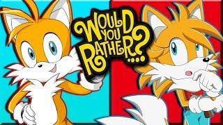 Tails & Tailsko Play Would You Rather? (Female Tails)