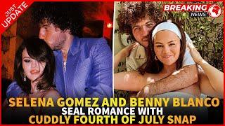 Selena Gomez and Benny Blanco seal romance with cuddly Fourth of July snap.