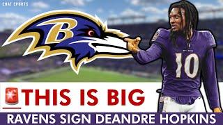 Eric DeCosta Does It Again! Ravens SPLASH Signing Of DeAndre Hopkins In NFL Free Agency