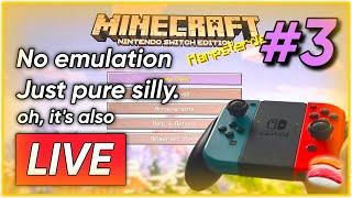 LIVE: PLAYING MINECRAFT LEGACY ON MY NINTENDO SWITCH! #3