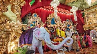 Bowenpally Pappu Patel | Grand Ganesh mandap Setup 2024 | moving elephants Setup's