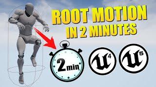 Unreal Engine - Root Motion In 2 Minutes (Tutorial)