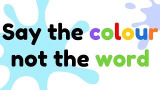 Say the colour not the word | A fun challenge