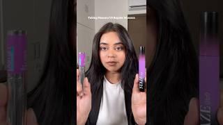 Tubing Mascara vs Regular Mascara |  Staze 9to9 Tubing Mascara Review #shortsyoutube