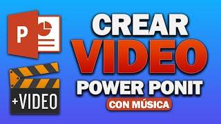 Cómo Hacer Un Video Con FOTOS y MÚSICA en POWER POINT 2024 (Tutorial Paso a Paso)