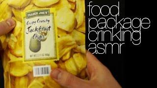 Crinkling Food Packages ASMR