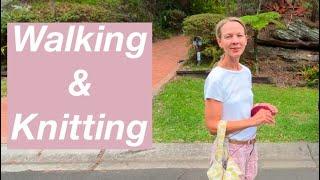 Walking & Knitting - Best project to take & bag to use