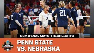 Penn State vs. Nebraska: 2024 NCAA volleyball semifinal highlights